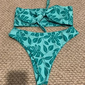 Shein strapless bikini